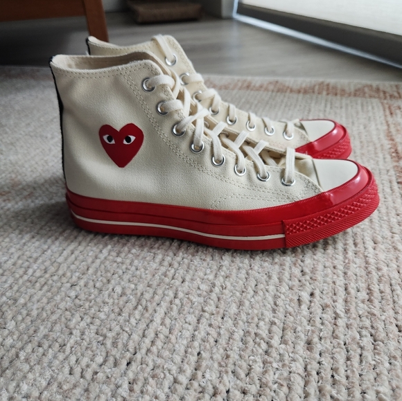Converse Shoes - Converse x Comme Des Garcons PLAY Chuck 70 High Top Sneakers